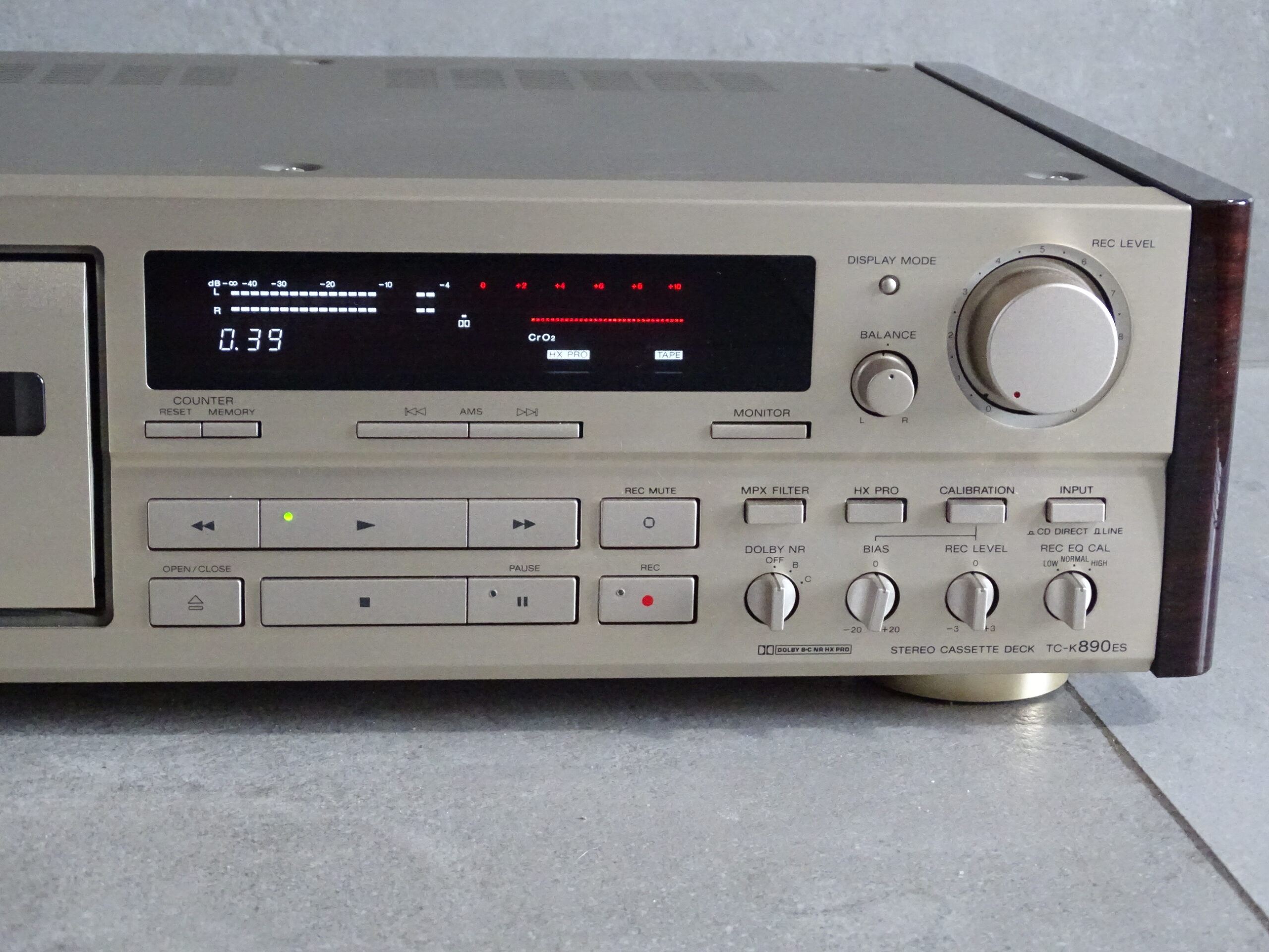 SONY TC-K890es TAPE DECK GOLD fully serviced – Bild 4