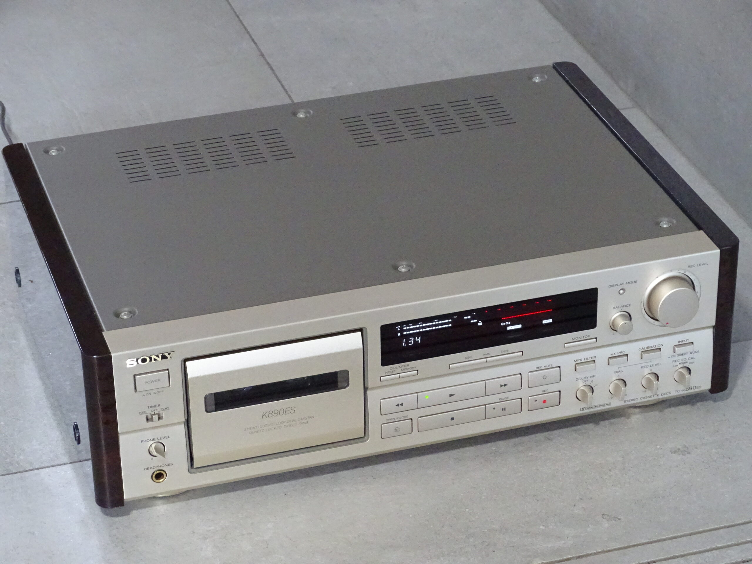 SONY TC-K890es TAPE DECK GOLD fully serviced – Bild 7