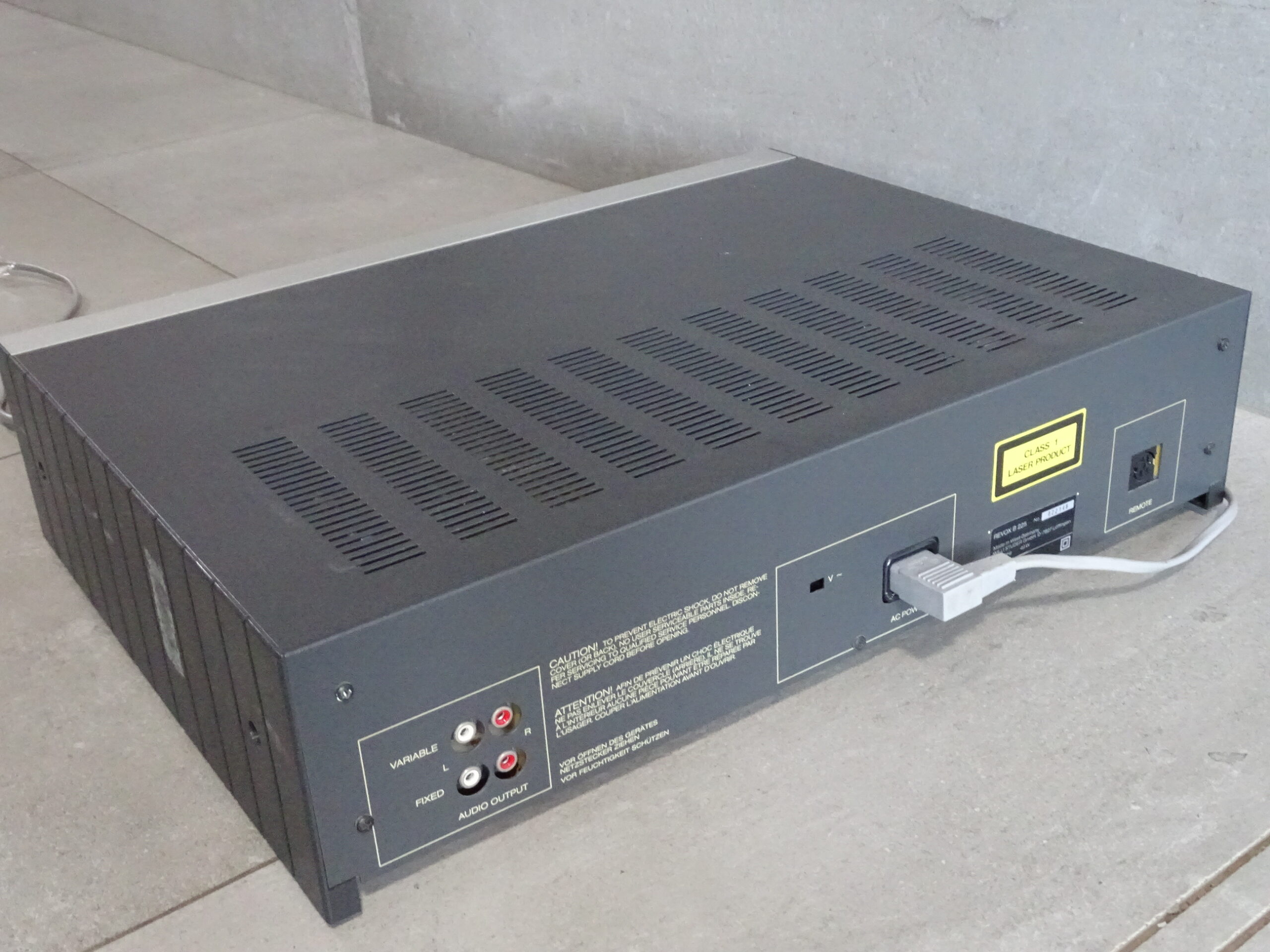 REVOX B 225 CD-PLAYER EXCELLENT SERVICED – Bild 10