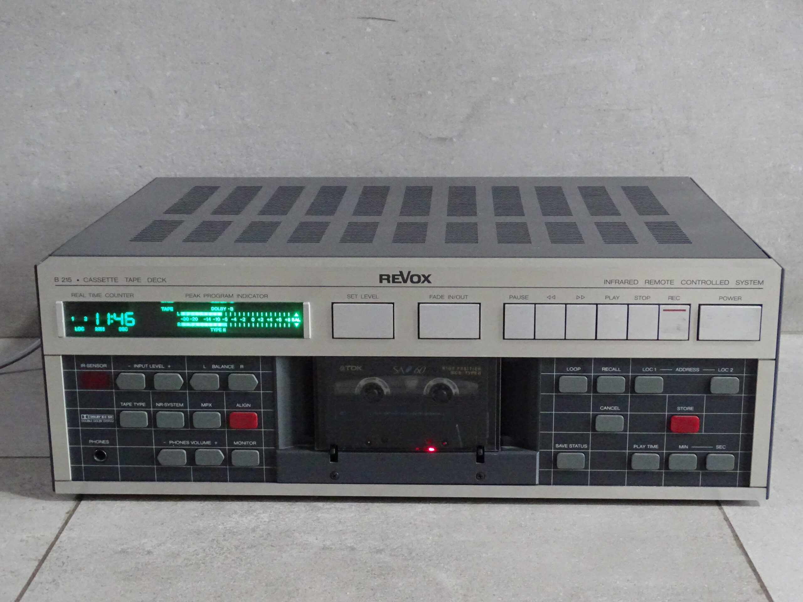 REVOX B 215 TAPE DECK serviced