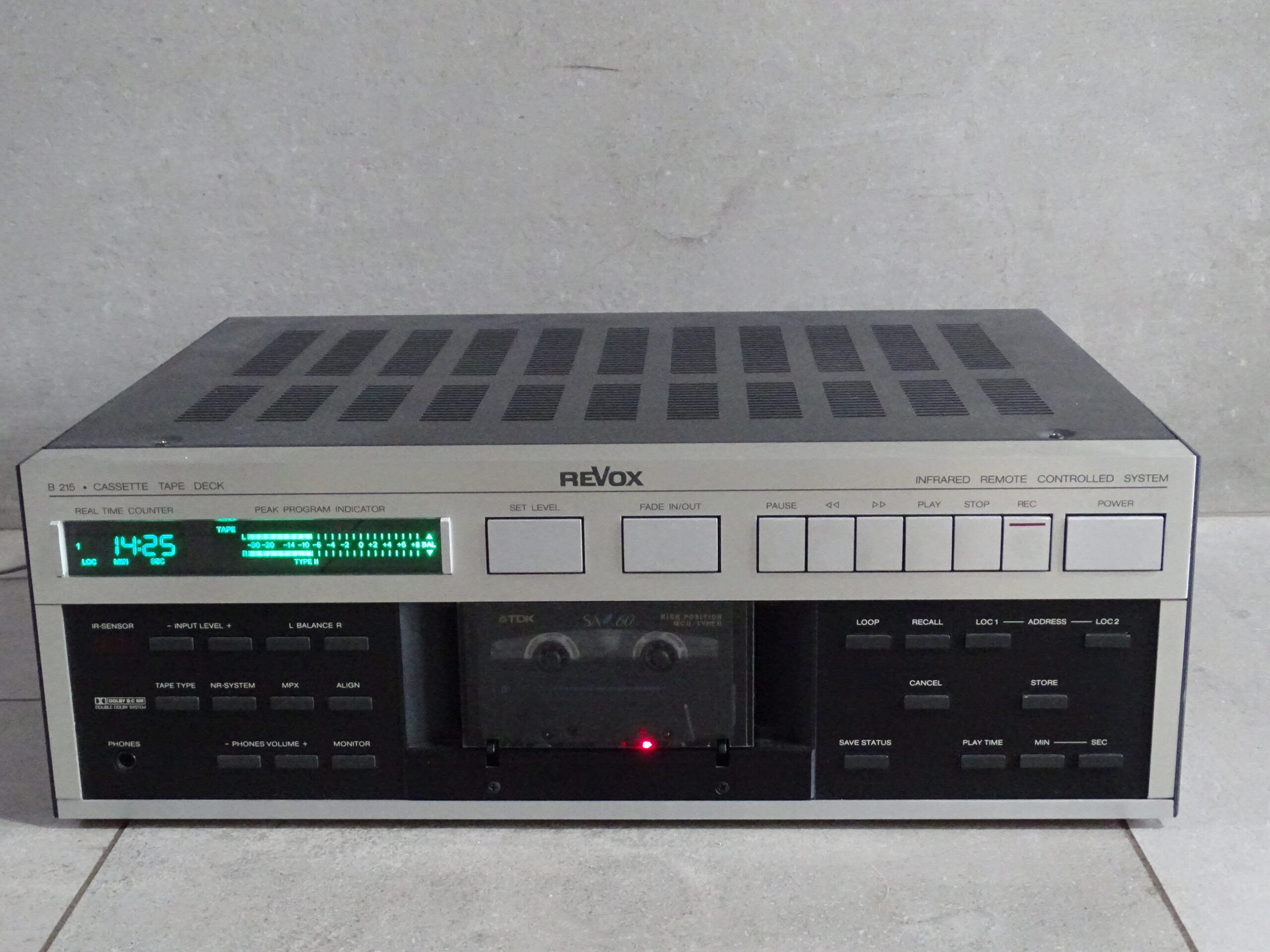 REVOX B 215 TAPE DECK serviced